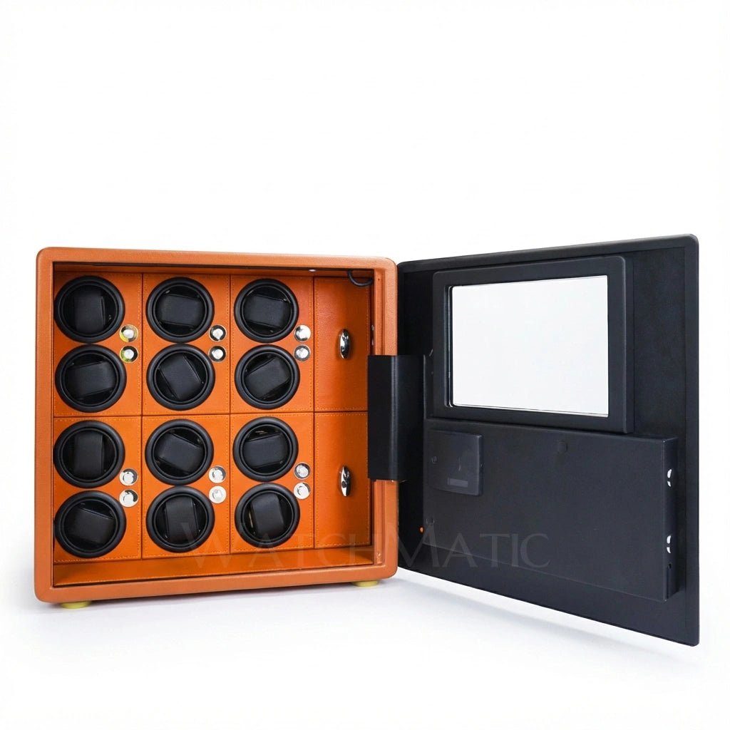 WatchMatic Kovra Vault Series 12 - Watch Winder Safe Box - WatchMatic