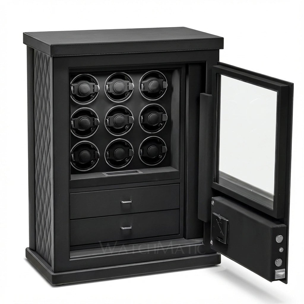 WatchMatic Sentry Vault - Watch Winder Safe Box - WatchMatic