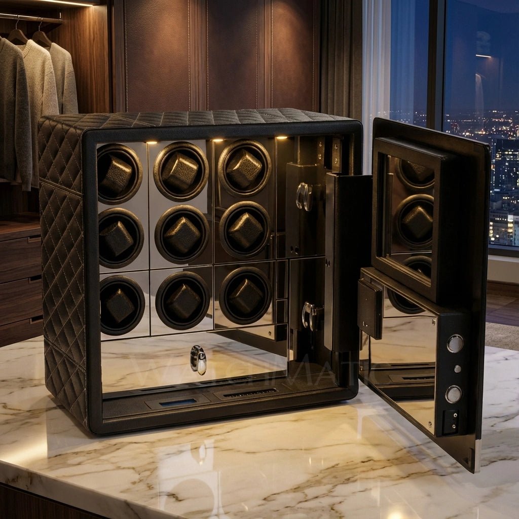 WatchMatic Kovra Vault Series 9 - Watch Winder Safe Box - WatchMatic